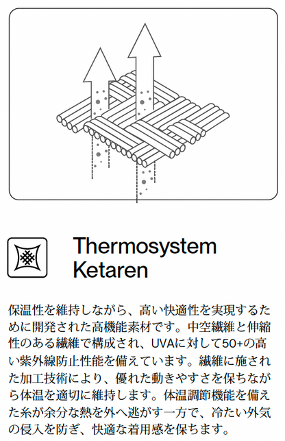 サーマルビブタイツ EXO THERMO CARGO